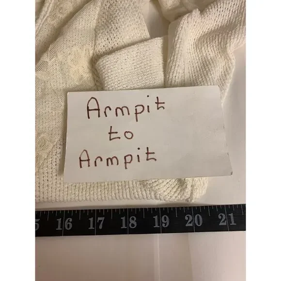 Cal Style Dress Tunic Cottagecore Boho Fairycore Romantic Lace Festival Womens L - Picture 6 of 9